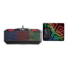 Kit Teclado Mouse Mousepad Gamer Fantech P31 Iluminado