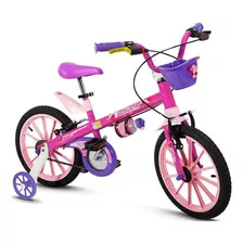 Bicicleta Para Menina Top Girls Aro 16 Nathor