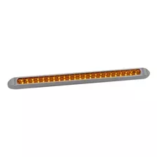 Plafon Barra Atm 23 Leds Ambar 44 X 2,8 X 2,2 Cm Bisel Cro 