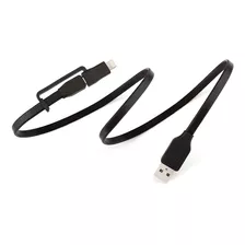 Flyp Duo Reversible Usb Cable 1m Negro