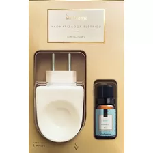 Kit Aromatizador Difusor De Tomada Porcelana + Essencia Baby