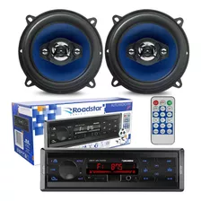 Kit Radio Bluetooth Usb + Falantes 5'' Orion