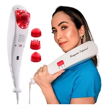 Aparelho Massageador Com Infravermelho Ponto Percussão Vibro Voltagem 110v