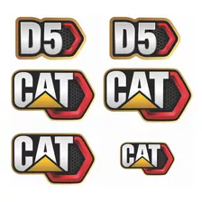 Kit De Adesivo Decalque Para Caterpillar D5