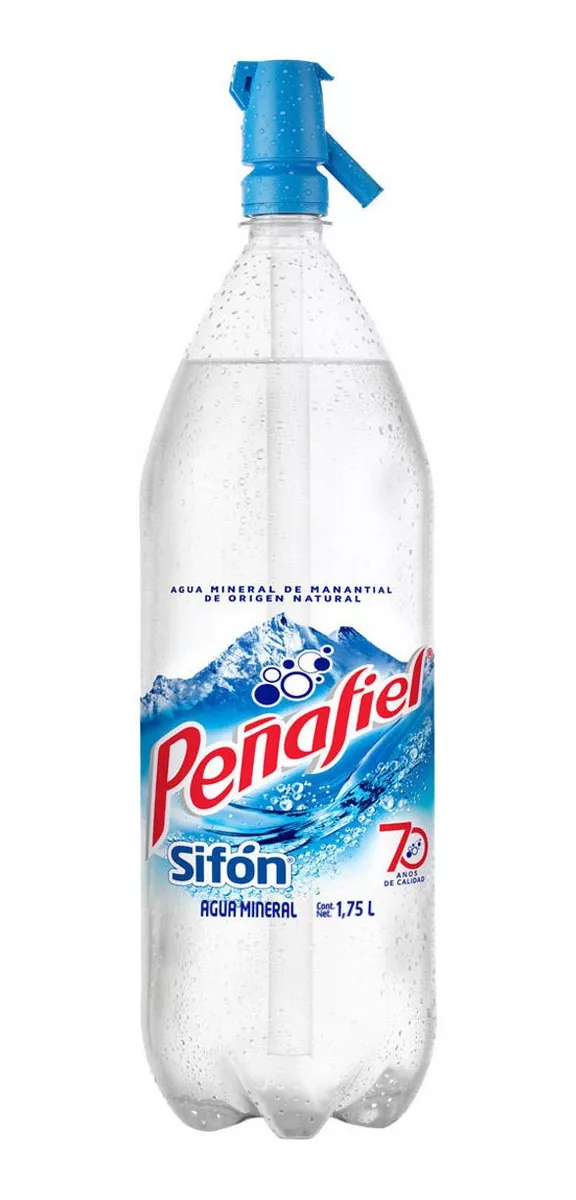Agua Mineral Peñafiel Sifón 1.75l