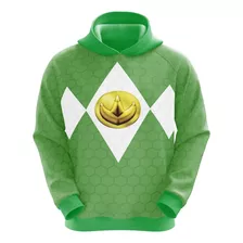 Sudadera Sublimada Power Ranger Verde