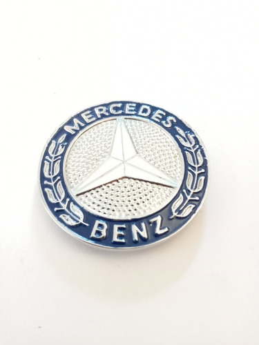 Emblema Logo Mercedes Benz Clsico 5.4 Dimetro  Foto 2