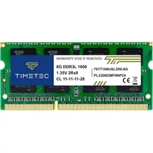 Memoria Ram Sodimm 8gb Timetec Chip Hynix Ddr3 1600mhz Oem