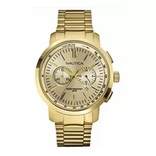 Reloj Nautica Hombre Crono Sumergible Fecha A23600g