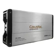 Amplificador Coustic Pro-4mini 2400w Max 4 Canales 