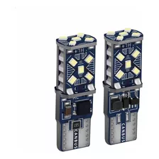 Kit 10 Pingo 12v Cambus C/ Canceller 15led Super Branco