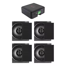 Amplificador Aat Bta-1 G2 + 4 Cxs Frahm 6cx 50w Cor Preto