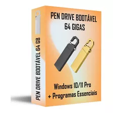 Pen Drive Formatação Wind 10/11 Ativado + Programas Pc/noteb