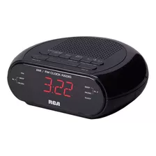 Radio Reloj Fm Despertador Rc205 Color Negro