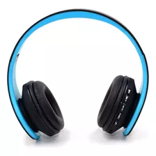 Diadema Bluetooth Stereo Univeresales Negro Por Azul 4.1 Fm