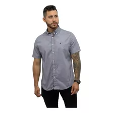 Camisa Nautica Gris Hombre W01142 4nv