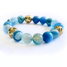 Pulsera Blue Ágata 10mm