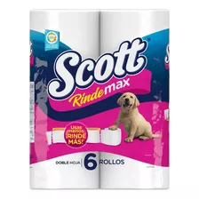 Papel Higienico Scott Rinde Max X 6 Und