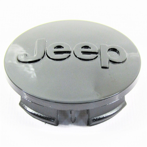 Emblema Logo Rueda Jeep 63mm Negro Cromado Foto 3