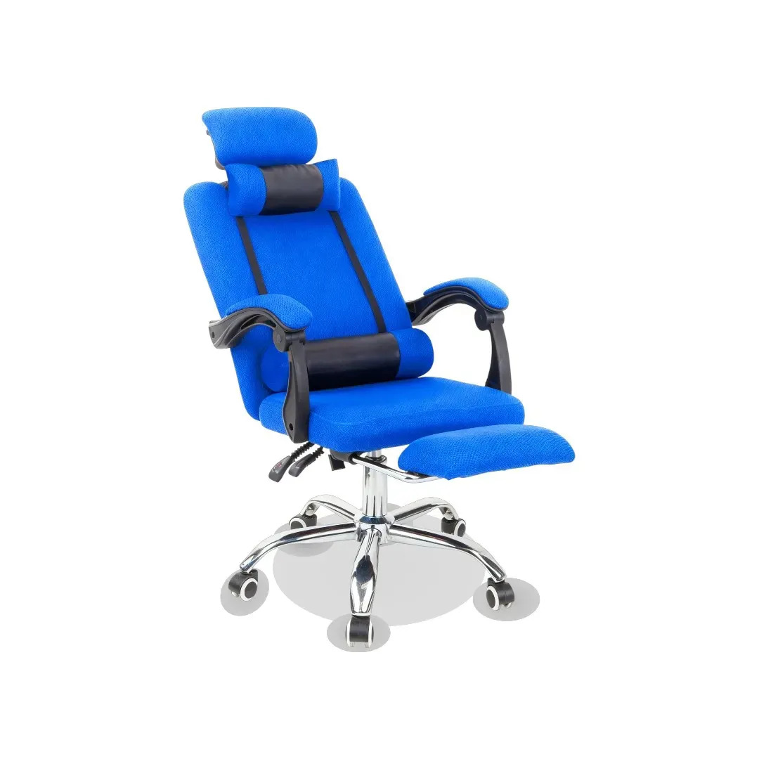 Silla Sillon Oficina Ergonomica Pc Escritorio Comoda Gamer Dyvan 210 Mesh Azul Azul Marino