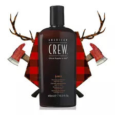 American Crew® Shampoo Acondicionador Y Gel 3 En 1 De 450ml 