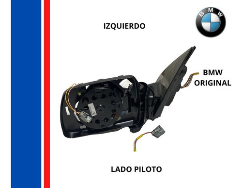 Espejo Bmw X5 2000 2006 Izquierdo Carcasa Original Foto 3