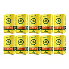 Yerba Mate Canarias Importada Tradicional 1 Kg X 10 Unidades