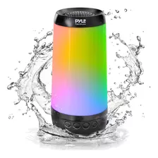 Altavoz Flotante Para Piscina Pyle Con Luces Rgb Impermea...