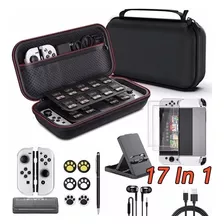 Estuche Kit De 17 Accesorios Para Estuche Oled Nintendo Swit