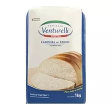 Kit 6 Unidades 1kg Farinha De Trigo Purissima Venturelli 