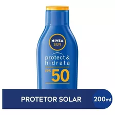 Protetor Solar Nivea Sun Protect & Hidrata Fps50 200ml