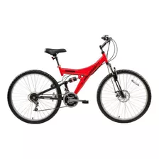 Bicicleta Doble Suspension Lahsen Tornado Roja Buen Estado