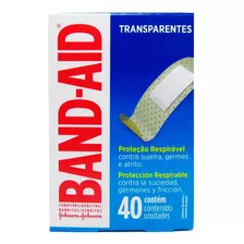 Band-aid Transparente Proteção Respirável 40 Unidades