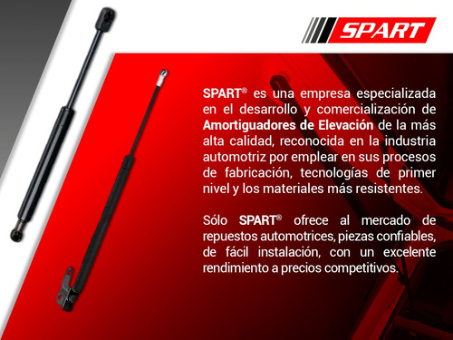 2 Amortiguadores De Cofre Spart Titan Nissan 04/15 Foto 3