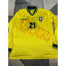 Camisa Seleção Brasileira De Jogo Copa America 1995