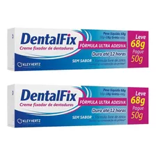 Kit 2 Dentalfix Creme Fixador De Dentaduras 68g = Corega