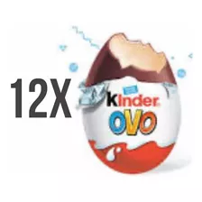 Kit 12 Kinder Ovo Surpresa Ferrero 20g Meninos