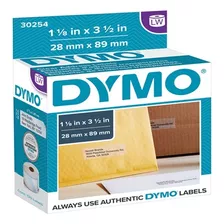 Etiqueta Impressora Térmica Dymo Lw 29x89mm 30254