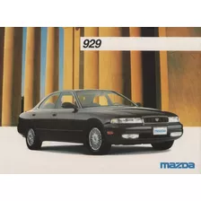 Folder Catálogo Folheto Prospecto Mazda 929 (mz015)