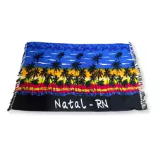 Canga De Poliéster Estampada Praias Natal Rn