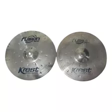 Hi-hat Krest Fusion Séries 14 Prato Chimbal Bateria U S A Do