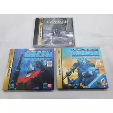 Coleção Gundam Para Sega Saturn Japonês (3 Jogos)
