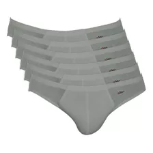 Kit 6 Cueca Preta Slip Tradicional 100% Algodão Zorba 791