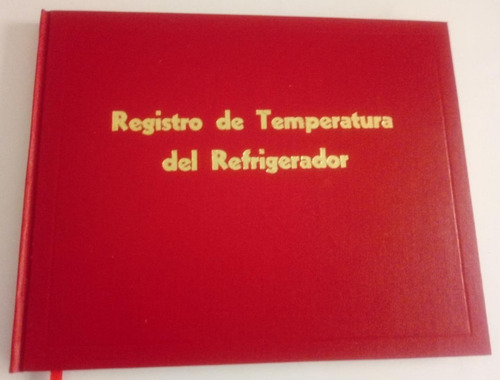 Bitácora De Registro De Temperatura Del Refrigerador
