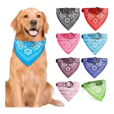 Coleira Com Lenço - Bandana - Cães E Gatos - Tam Pp P M G Gg