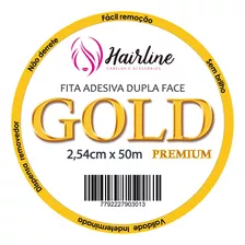 Fita Adesiva Hairline Gold P/ Prótese Capilar 2.54mm X 50m 