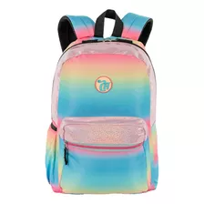 Mochila Capricho Sunday Degrade Colorido Grande