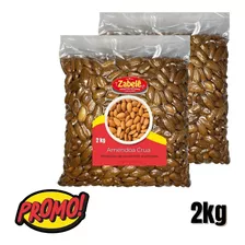 Amêndoa Crua 2kg - A Granel - Super Promoção - Safra Nova