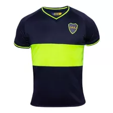 Remera Boca Juniors Deportiva. Franja Flúor!! Boca Shop!