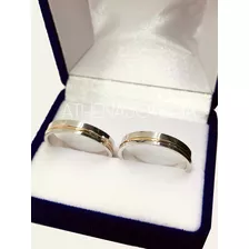 Alianzas Anillos Plata Y Oro Rosa Boda Compromiso Casamiento